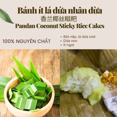 Bánh ít lá dứa nhân dừa